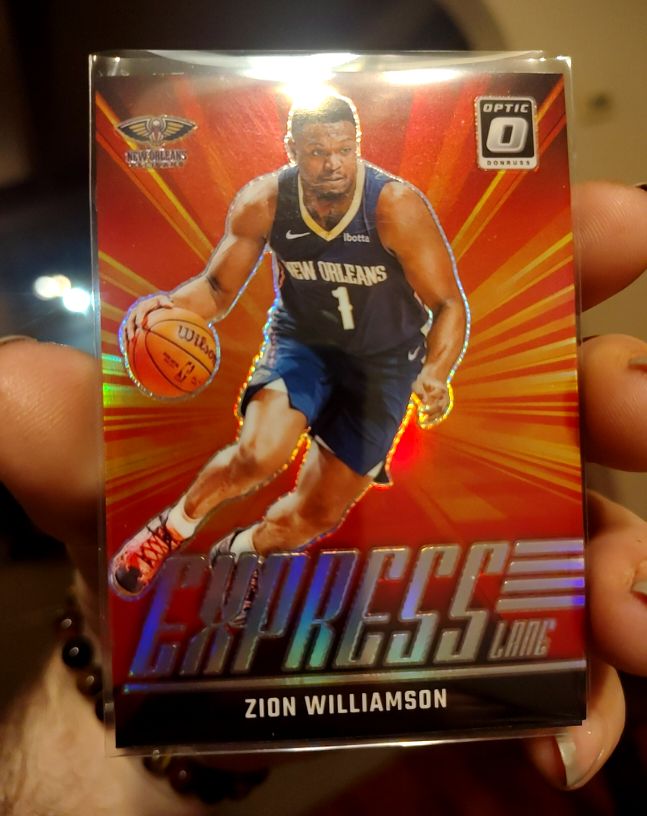 2024-25 Donruss Optic #20 Zion Williamson Express Lane — front