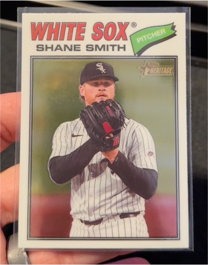 2026 Topps Heritage Chrome #353 Shane Smith — front