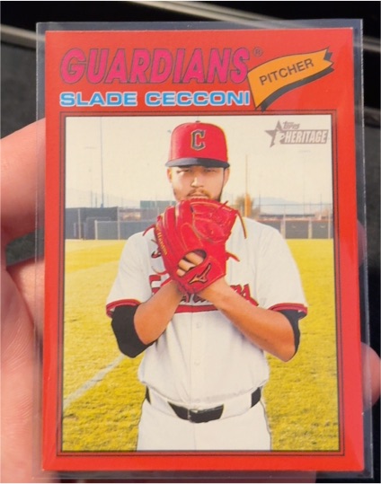 2026 Topps Heritage #87 Slade Cecconi — front