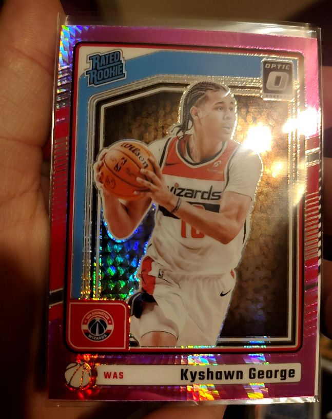 2024-25 Panini Donruss Optic #299 Kyshawn George — front