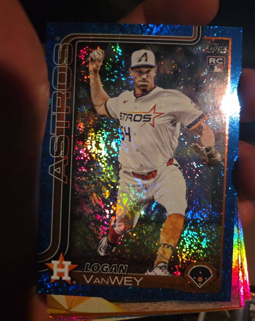 2025 Topps Update #US117 Logan VanWey — front