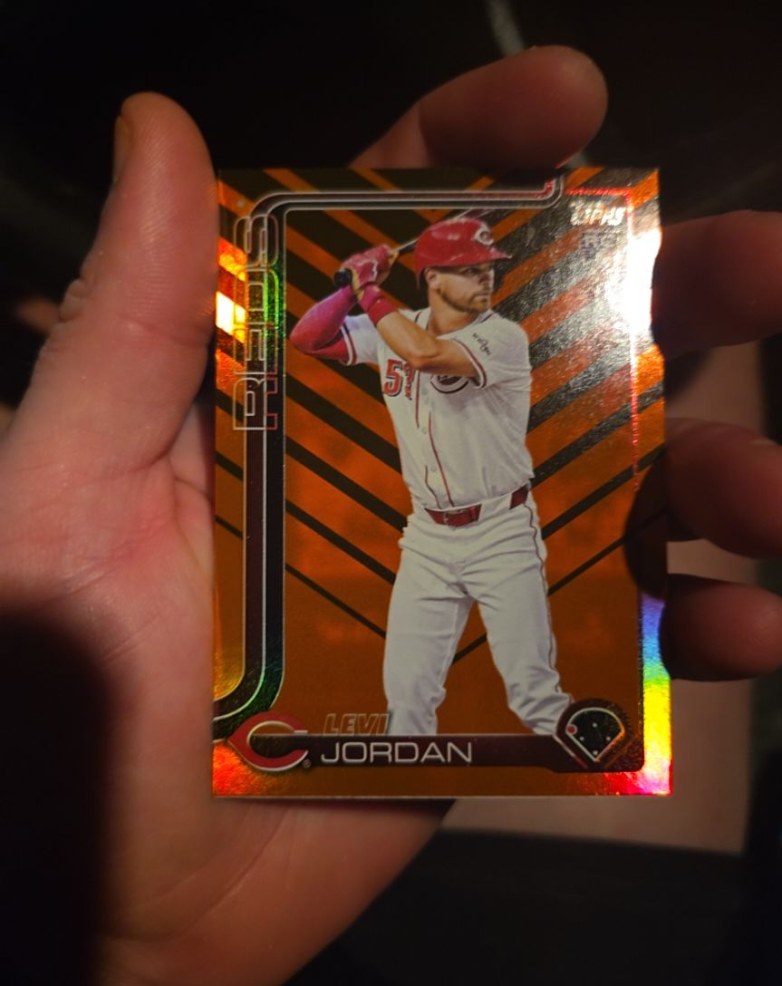 2025 Topps Update #US6 Levi Jordan — front