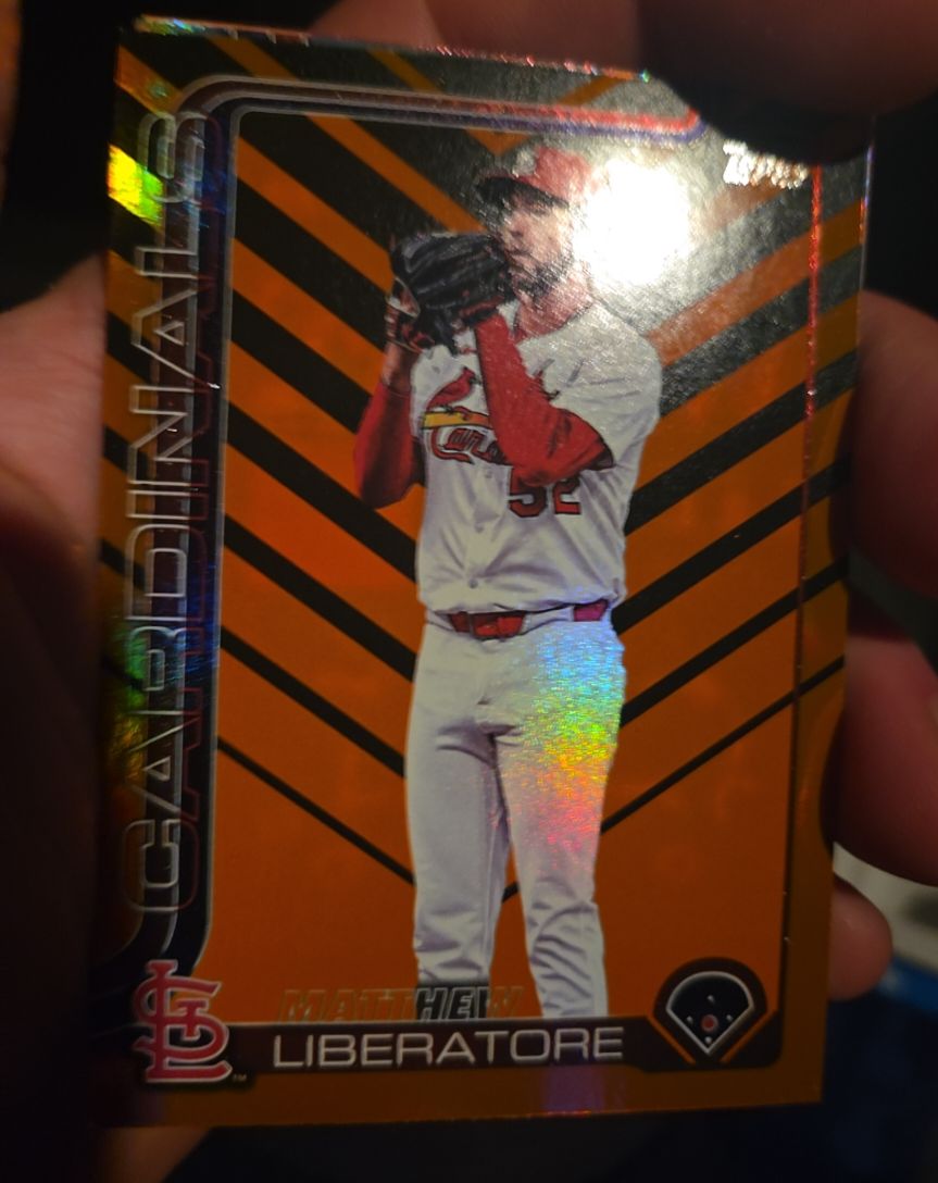 2025 Topps Update Series #US185 Matthew Liberatore — front