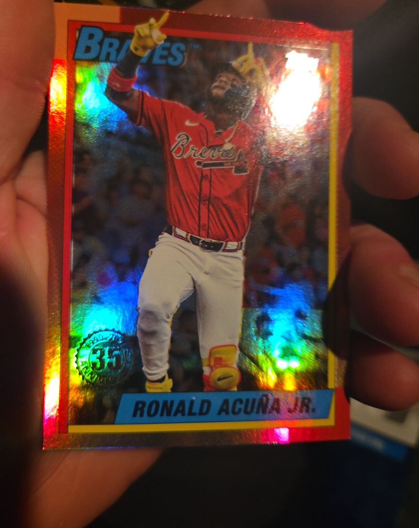 2025 Topps Update #U90-22 Ronald Acuna Jr. — front