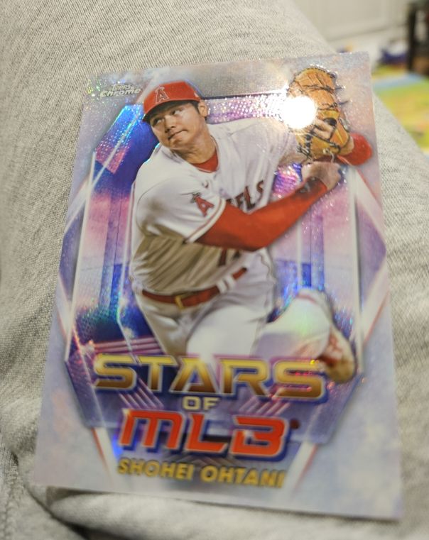 2023 Topps Chrome Stars of MLB #SMLBC-21 Shohei Ohtani — front