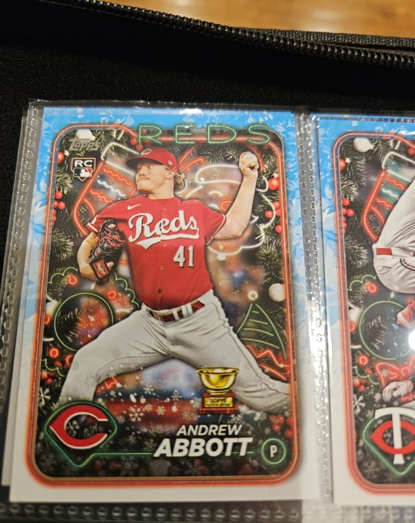2024 Topps Holiday #H82 Andrew Abbott — front