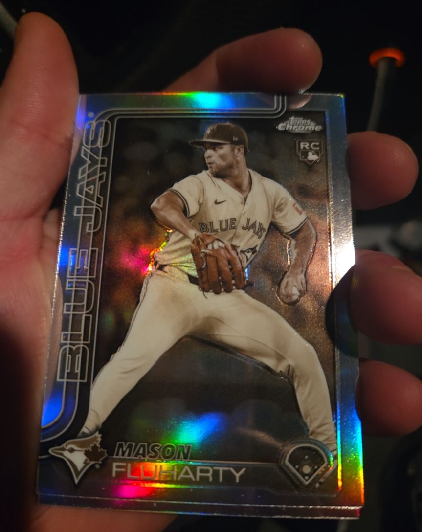 2025 Topps Chrome Update #USC161 Mason Fluharty — front