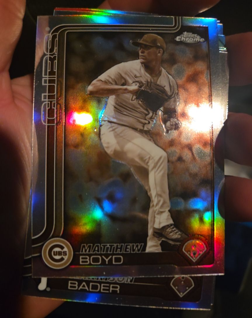 2025 Topps Chrome Update #USC184 Matthew Boyd — front