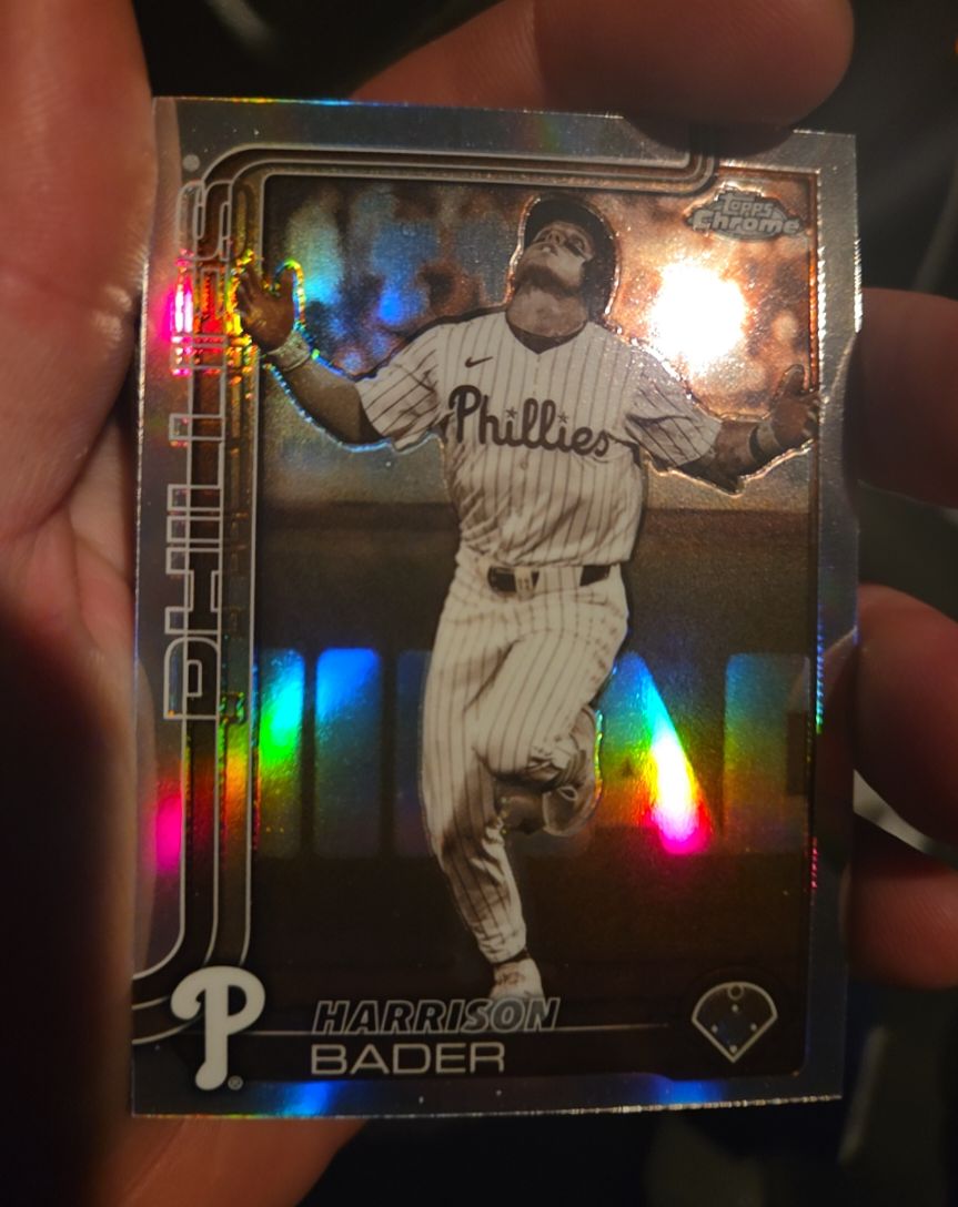 2025 Topps Chrome Update #USC32 Harrison Bader — front