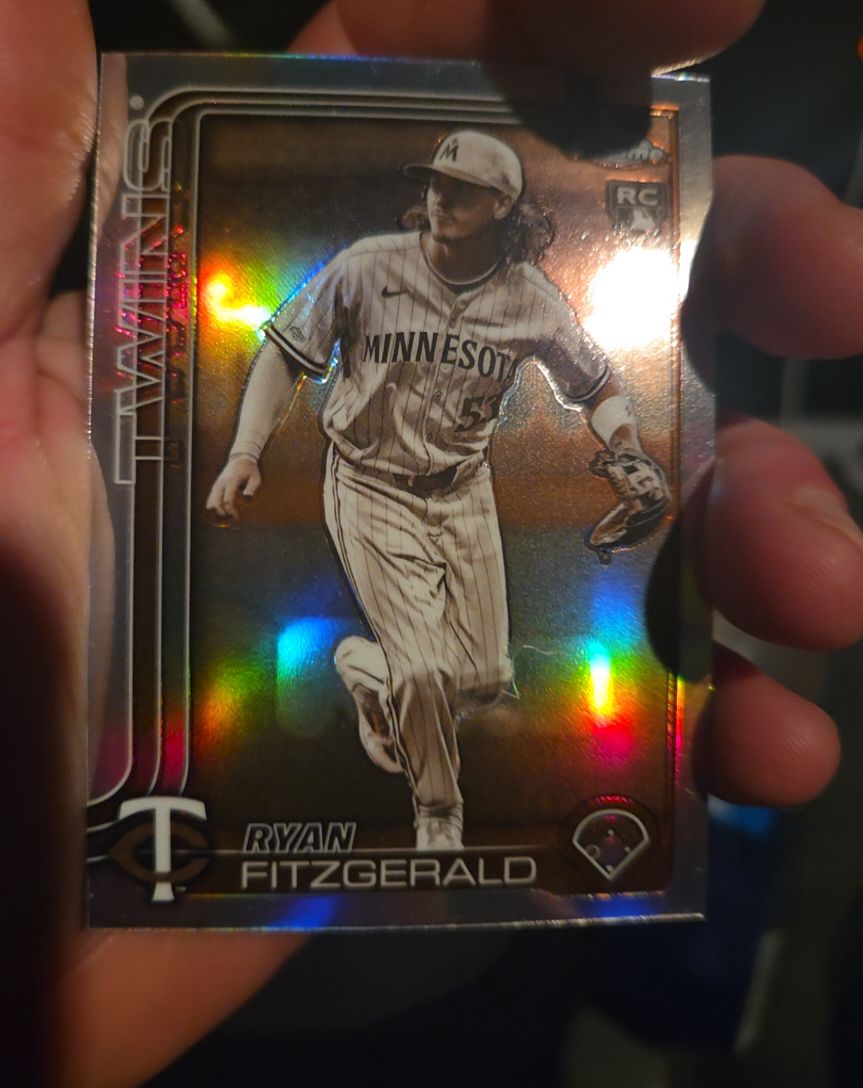 2025 Topps Chrome Update #USC8 Ryan Fitzgerald — front