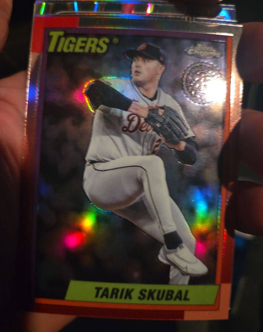 2025 Topps Chrome Update #90CU-10 Tarik Skubal — front