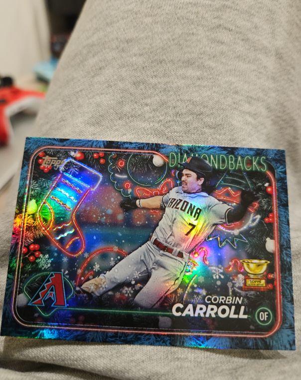 2024 Topps Holiday #H42 Corbin Carroll — front