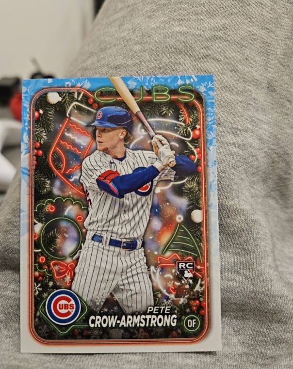 2024 Topps Holiday #H136 Pete Crow-Armstrong — front