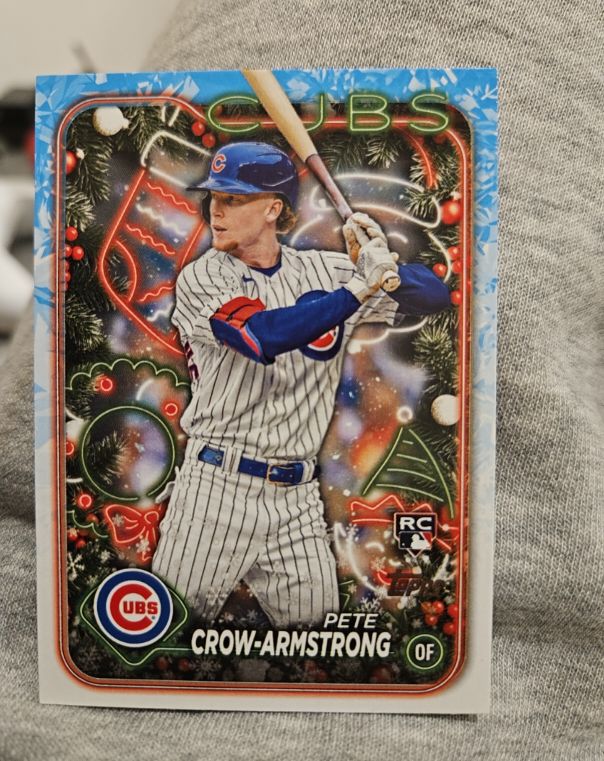 2024 Topps Holiday #H136 Pete Crow-Armstrong — front