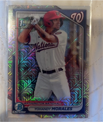 2024 Bowman Chrome #BCP-52 Yohandy Morales — front