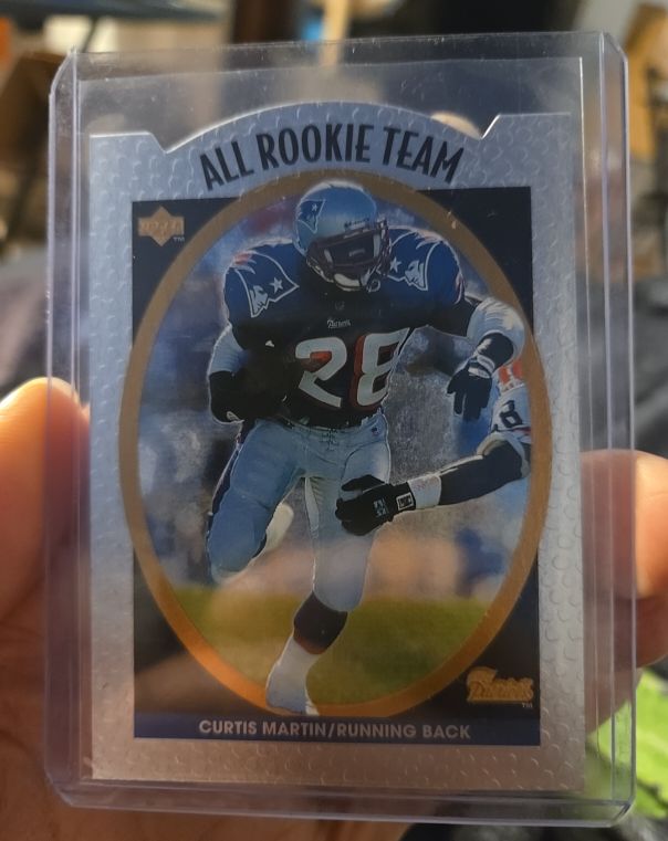1996 Upper Deck Silver Collection #AR12 Curtis Martin All-Rookie Team Patriots — front