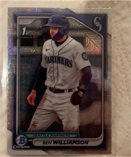 2024 Bowman Chrome #BCP-67 Ben Williamson — front