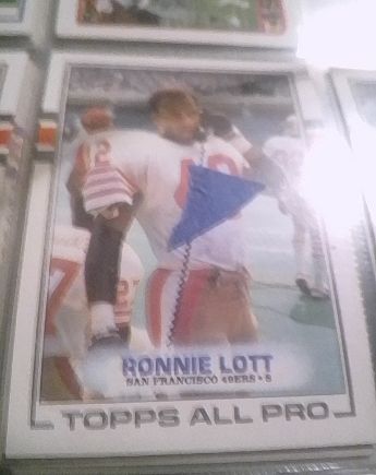 1989 Topps All-Pro #9 Ronnie Lott — front