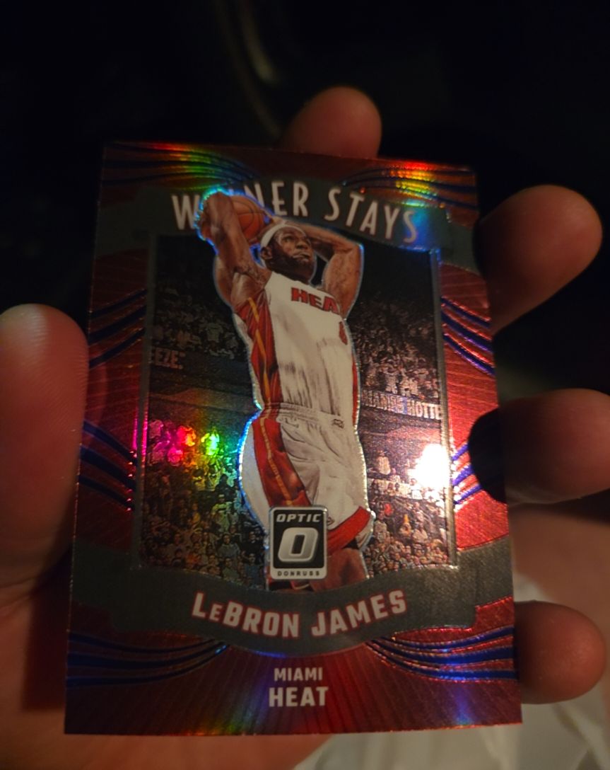 2023-24 Donruss Optic Winner Stays #2 LeBron James — front