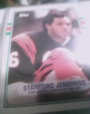 1989 Topps #38 Stanford Jennings — front