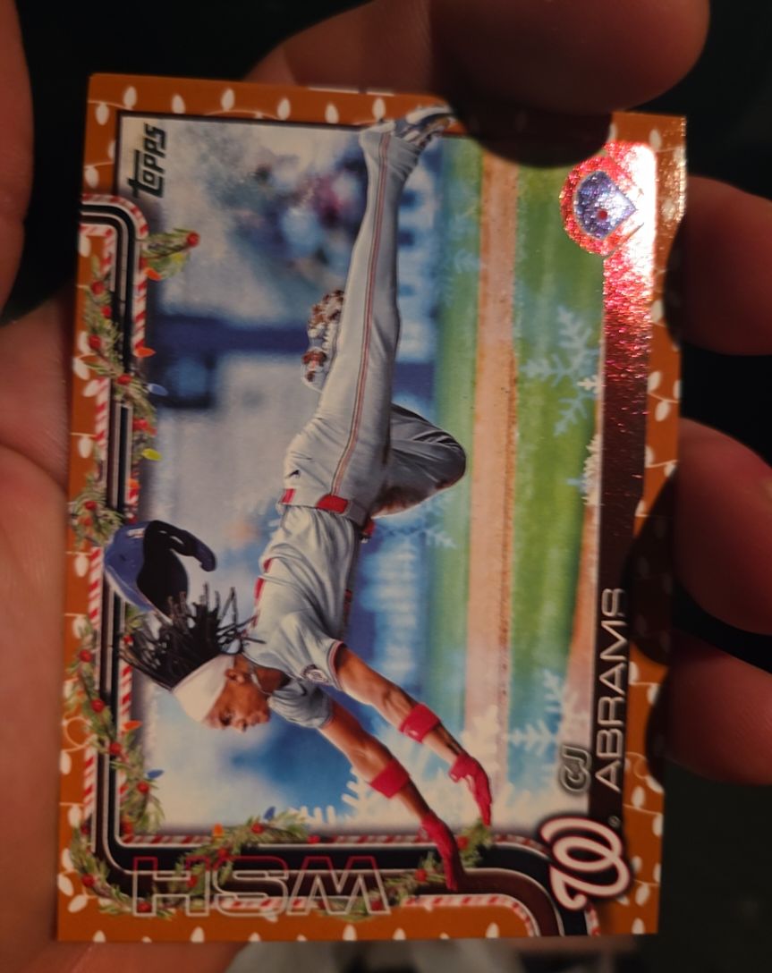 2025 Topps Holiday #H146 CJ Abrams — front