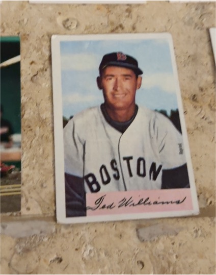1989 Bowman #11 Ted Williams 1954 Reprint — front