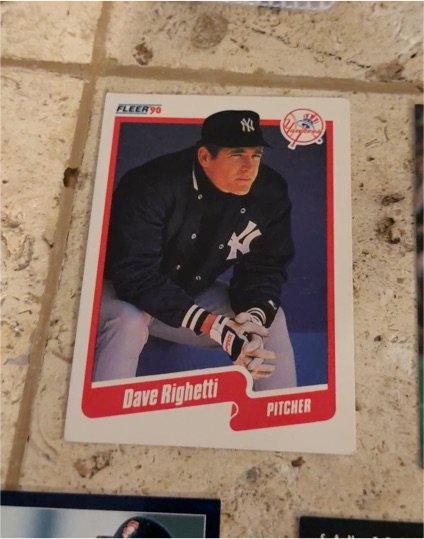 1990 Fleer #453 Dave Righetti — front