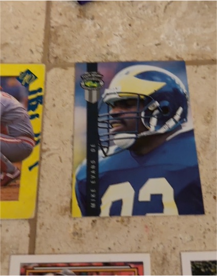 1993 Classic Pro Line #A2 Mike Evans — front