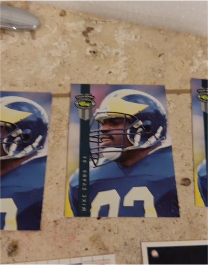 1992 Classic Four Sport #140 Mike Evans — front