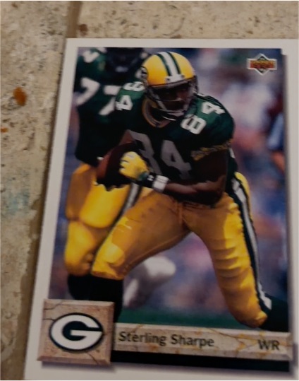 1992 Upper Deck #252 Sterling Sharpe — front