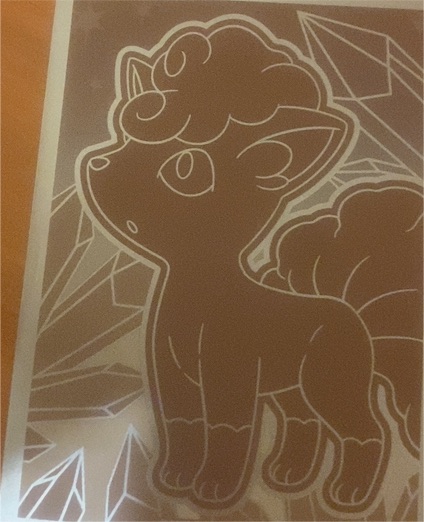 2022 Pokémon Silver Tempest Alolan Vulpix Card Sleeve — front