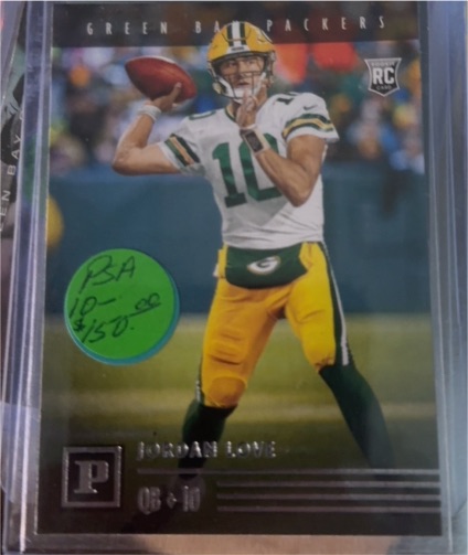 2020 Panini Chronicles #PA-4 Jordan Love — front