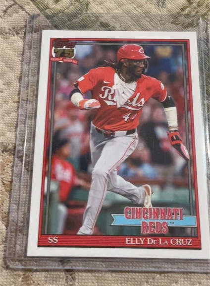 2026 Topps Series 1 1991 #T91-22 Elly De La Cruz — front