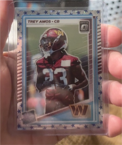 2025 Donruss Optic #267 Trey Amos — front