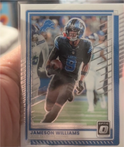 2025 Panini Donruss Optic #10 Jameson Williams — front