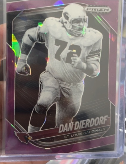 2025 Panini Prizm Black #137 Dan Dierdorf — front