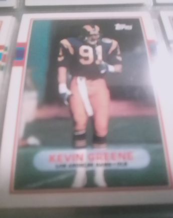 1989 Topps #134 Kevin Greene — front