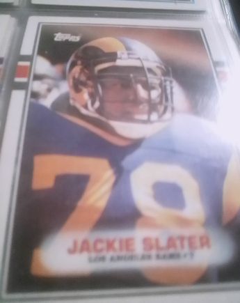 1989 Topps #135 Jackie Slater — front