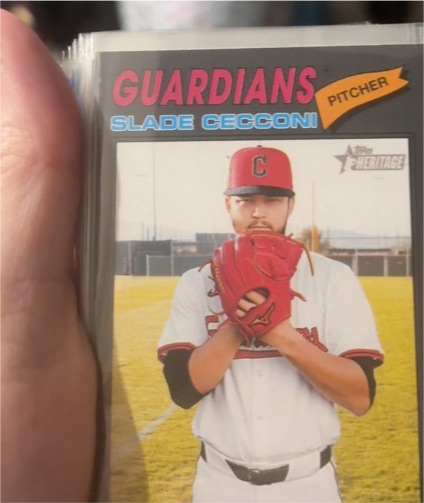 2026 Topps Heritage #87 Slade Cecconi — front
