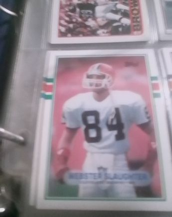 1989 Topps #140 Webster Slaughter — front