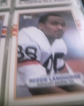 1989 Topps #144 Reggie Langhorne — front