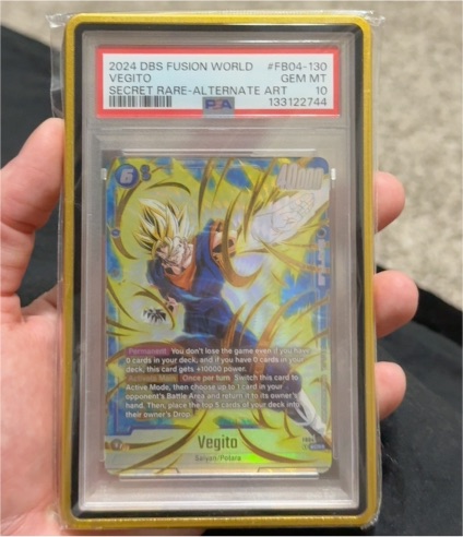 2024 Dragon Ball Super Card Game Fusion World #FB04-130 Vegito Secret Rare Alternate Art — front