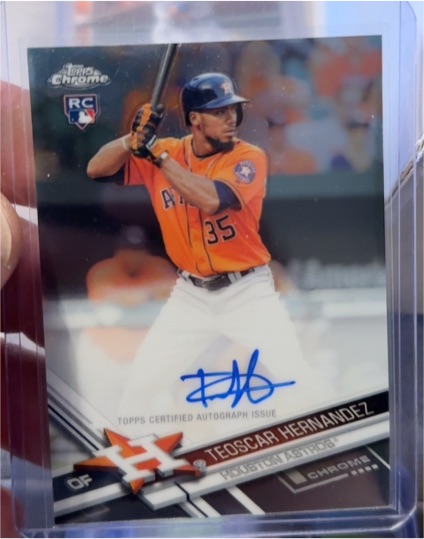 2017 Topps Chrome #RA-TH Teoscar Hernandez — front