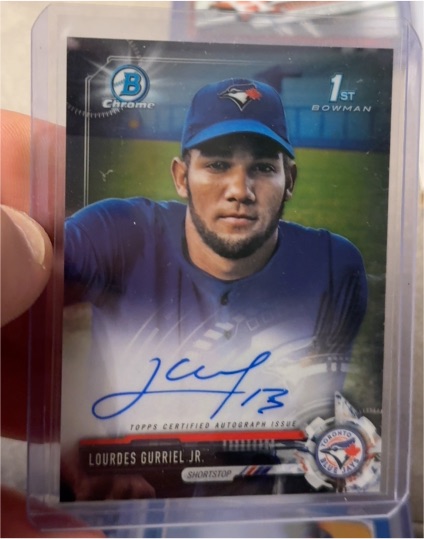 2017 Bowman Chrome #BCP18 Lourdes Gurriel Jr. — front