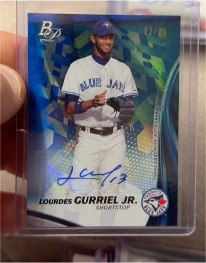 2017 Bowman Platinum #TP-LGJ Lourdes Gurriel Jr. — front