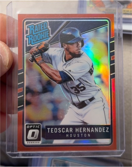 2017 Donruss Optic #62 Teoscar Hernandez — front