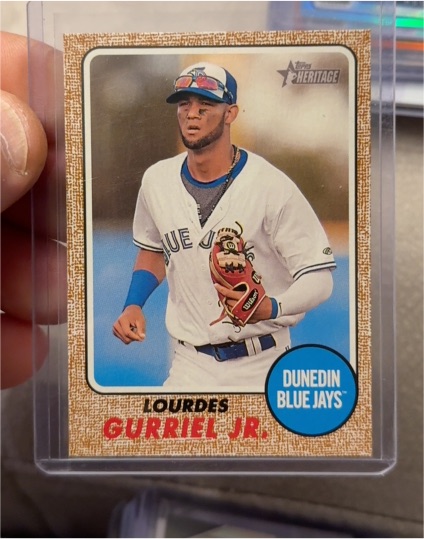 2017 Topps Heritage Minor League #213 Lourdes Gurriel Jr. — front