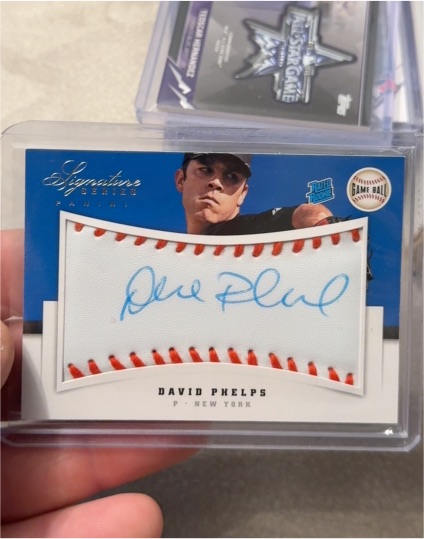 2012 Panini Signature Series #110 David Phelps — front
