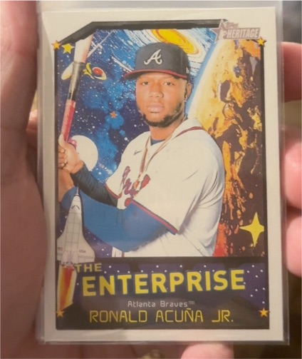 2026 Topps Heritage #TE-RAJ Ronald Acuña Jr. The Enterprise — front