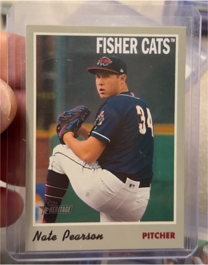 2019 Topps Heritage Minor League #107 Nate Pearson — front